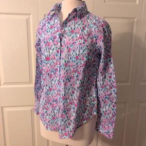 Lilly Pulitzer Sea View Linen Button-Down